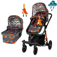 Giggle Quad Pram & Push Chair - Charcoal Mister Fox - Cosatto AU