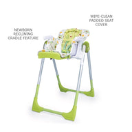 Noodle 0+ Highchair - Strictly Avocados - Cosatto AU